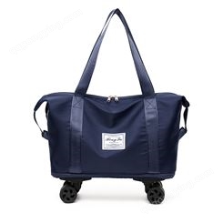 大容量旅行包可扩展带轮子手提袋出差旅游收纳袋滑轮行李包